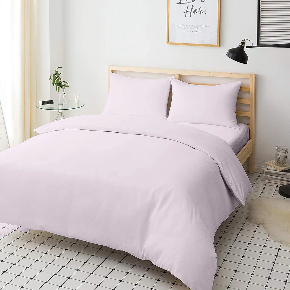 100% Egyptian Cotton Duvet Cover Set TC 200 Thread Count