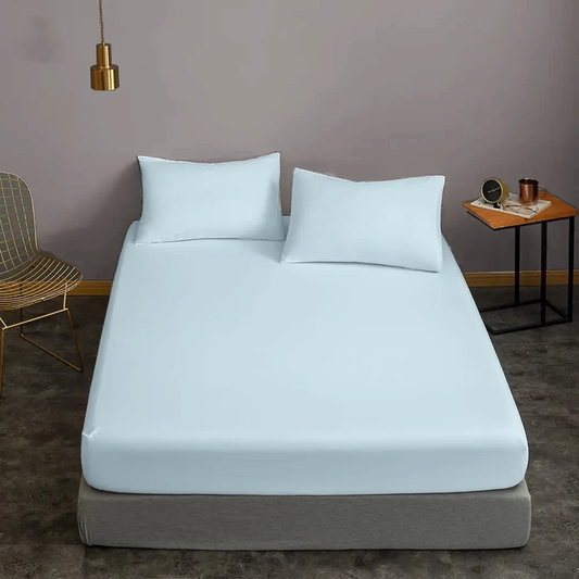 100% Egyptian Cotton 40cm Extra Deep Fitted Sheet Only TC 200 Thread Count