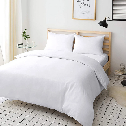 100% Egyptian Cotton Pillowcases TC 200 Thread Count