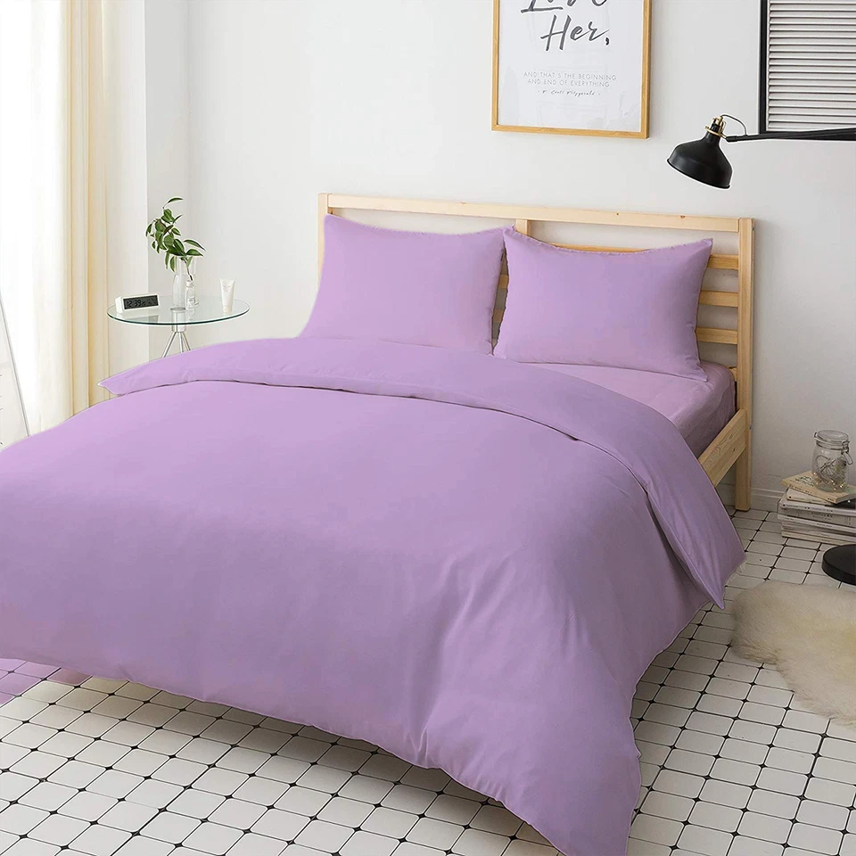 100% Egyptian Cotton Duvet Cover Set TC 200 Thread Count